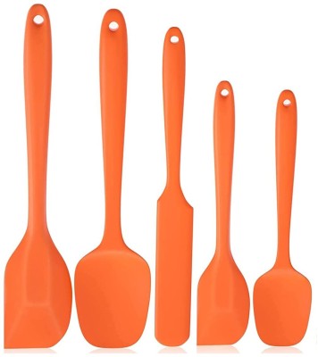 Besillia One-Pieces Seamless Design, Perfect for Cooking Kitchen Tool Set(Orange, Spatula)