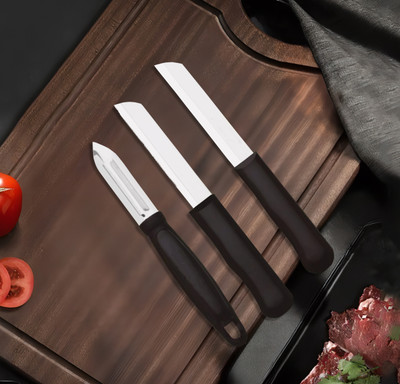 Flipkart SmartBuy Kitchen Knife Set With Vegetable Peeler Kitchen Tool Set  (Knife, Peeler) For Rs. 86 @ 83 %