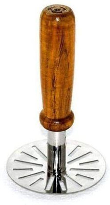 Flipkart SmartBuy Stainless Steel Potato Masher with Wooden Handle (Pack Of 1) Kitchen Tool Set(Brown, Silver, Masher)