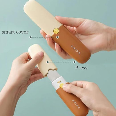 JOMINO Vegetable Peeler 2 in 1 Steel Peeler with Knife (Color as Per Availability) Kitchen Tool Set(Multicolor, Peeler)