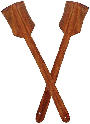 WOODENTREASURE wtsp10 Wooden Table Spoon Set(Pack of 2)