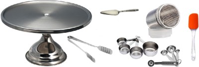 Dynore Cake set Kitchen Tool Set(Silver, Baking Tools)