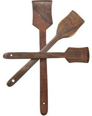 OnlineCraft ch2734 kitchen tooles Wooden Spatula(Pack of 3)