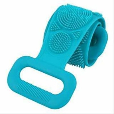 Vigowis Silicone Body Back Scrubber | Double Side Bathing Brush for Skin Deep Cleaning Massage | Dead Skin Removal Exfoliating Belt for Shower, Easy to Clean, Lathers Well for Men & Women (Body Scrubber)