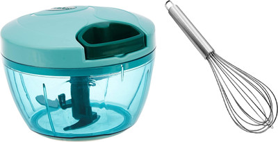 RJ Rojeno Combo set of 2 Chopper 900 ML and Whisk Kitchen Tool Set(Multicolor, Chopper)