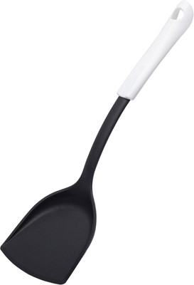 fackelmann Arcadalina Nylon Turner Suitable for Non Stick Cooking, Egg, Paratha - 30cm Kitchen Tool Set(Black, Spatula)
