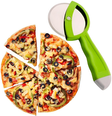 viradiyaom Premium Pizza Cutter, Sandwich Slicer - Stainless Steel Pizza Wheel for Kitchen Wheel Pizza Cutter(Stainless Steel)