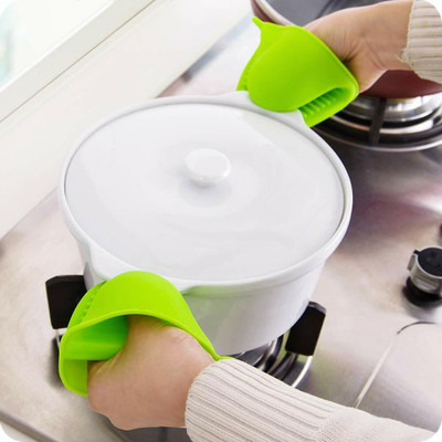 Glossix Green Silicon Kitchen Linen Set(Pack of 1)