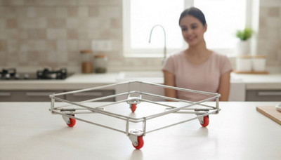 NARV Stainless Steel Kitchen Trolley(Pre-assembled)