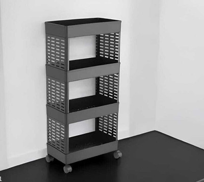 Jayex SuperMax Popular 4 Layer Portable Mordan Plastic Kitchen Trolley(DIY(Do-It-Yourself))