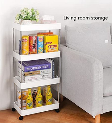 Zeekty Plastic Kitchen Trolley(Pre-assembled) deal from flipkart