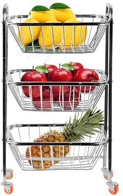 NAGESHWER STEEL Stainless Steel Kitchen Trolley(DIY(Do-It-Yourself))