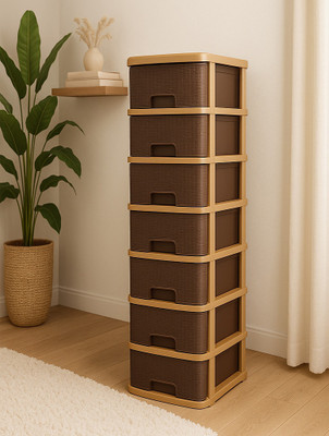 MAXTID 7 Compartments Plastic PP(Brown)