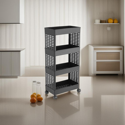 Quickmart Plastic Kitchen Trolley(DIY(Do-It-Yourself))