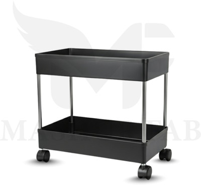 Flipkart Perfect Homes Studio SmartRoll Plastic Storage Cart Plastic, Steel Kitchen Trolley(DIY(Do-It-Yourself))