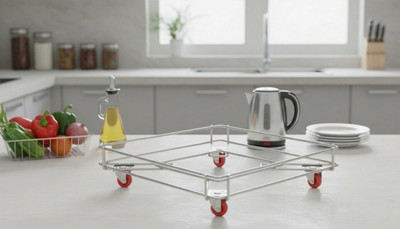 NARV Stainless Steel Kitchen Trolley(Pre-assembled)