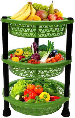 UNITYSALES Fruits/Vegetables Kitchen Rack Plastic