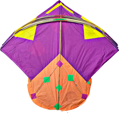 Ruhani Square Adadiya Kite(10, Multicolor)