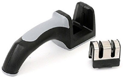 Rowsley New 2 Slots Knife Sharpener Tool, 1 Piece (Random Colors) Knife Sharpening Steel(Plastic)