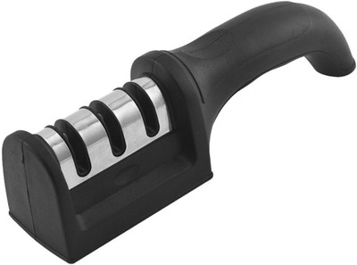 Blaxland 1 PCS Kitchen Knife Sharpener - 3-Stage Knife Sharpening Tool Safe & Easy to Use Knife Sharpening Steel(Stainless Steel, Plastic)