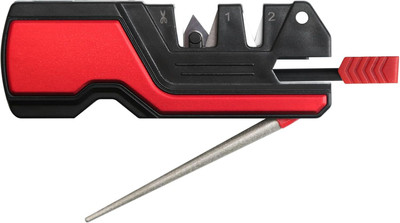 YEIPIS 6 in 1 Knife Sharpener, Blade Sharpener Pocket Knife Sharpener Knife Sharpening Steel(Stainless Steel)
