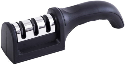 Blaxland Sharp Kitchen Knife Sharpener - Professional 3-Stage Manual Sharpener-X13 Knife Sharpening Steel(Carbon Steel)