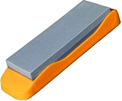 Rozatech Whetstone Knife Sharpener Dual Side | Knife Sharpening Combination Stone Knife Sharpening Stone(Anodized Alloy)