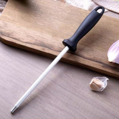 TOMATUS Knife Sharpener Stick Stainless Steel Sharpening Stick Knife Sharpening Steel(Stainless Steel)