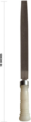 LXMI Half Round File 10 Inch With PVC Handle Knife Sharpening Steel(Carbon Steel)