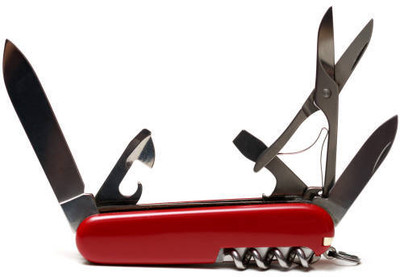 ASTOUND 11 in 1 Stainless Steel Multifunction Tool-Red Multi Tool, Knife, Pocket Knife, Survival Knife(Red)