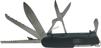 CAMPSOR MULTI POCKET TOOL FOR OUTDOOR CAMPING HIKING SURVIVAL 11 Function Knife TK-4607 Multi Tool(Black)