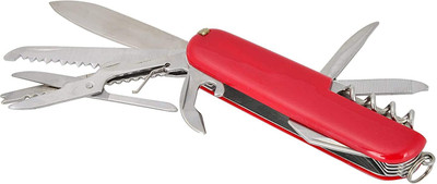 ASTOUND Multifunctional Folding Pocket Swiss Army Knife Multi Tool, Knife, Pocket Knife, Survival Knife(Red)