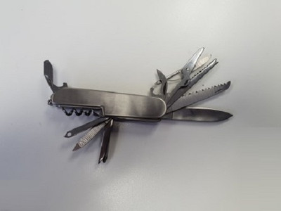ASTOUND Stainless Steel Multi-tool army Knife-ix Multi Tool, Knife, Pocket Knife, Survival Knife(Silver)