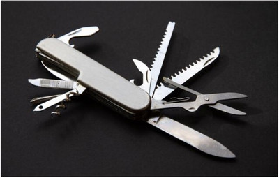 ASTOUND Multi-Function Swiss Army Knife Tool Kit-Silver Multi Tool, Knife, Pocket Knife, Survival Knife(Silver)