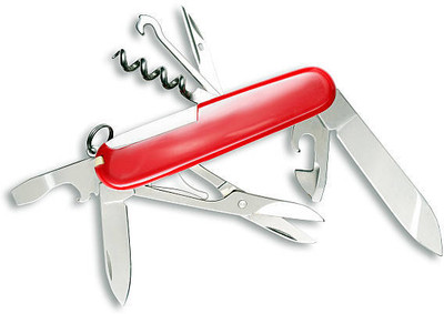 ASTOUND 11 in 1 Stainless Steel Multifunction Tool-jk Multi Tool, Knife, Pocket Knife, Survival Knife(Red)