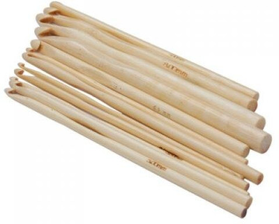 BOLT 12 Sizes Bamboo Crochet Hooks Knitting Needles Knitting Pin(Pack of 12)