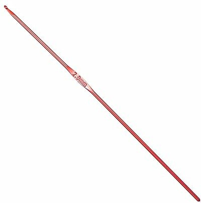 eShoptail Crochet Hook & Knitting Needle Size 14 / 2mm - Aluminium handle Knitting Pin(Pack of 2)