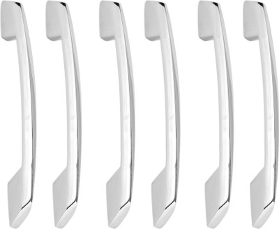 ATOM CH-545-CPPT-08, Pack of 6 Zinc Cabinet/Drawer Handle(Silver Pack of 6)