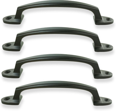 Mix & Match Mix&Match Classic Wardrobe door Cast Iron Cabinet/Drawer Handle(Black Pack of 6)
