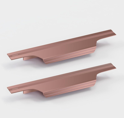 Plantex 8 Inch Pull Handle for Modular Kitchen Cabinet/Drawers/Wardrobe Profile Handle Aluminium Cabinet/Drawer Handle(Gold Pack of 2)