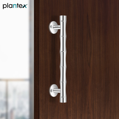 Plantex door handle/main door handle/pull push handle (pack of 1) Stainless Steel Door Handle(Silver Pack of 1)