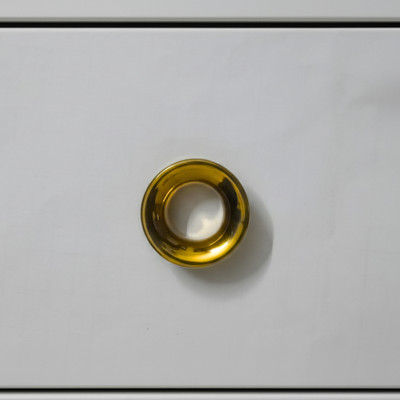 Krishna Priya Knobs for Drawer & Cabinets knobs Set Zinc Cabinet/Drawer Handle(Gold Pack of 6)