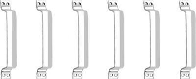 MYRU Premium D-handle 50-50 5inch Stainless Steel Window Handle(Silver Pack of 6)