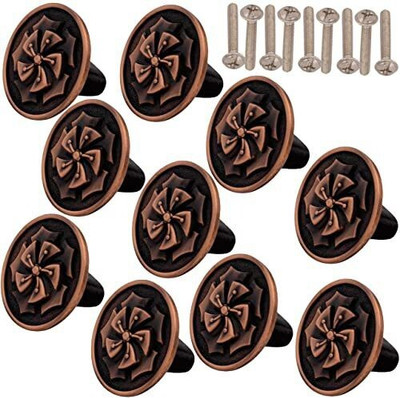 ATOM KB-ZK-608-110 Copper Cupboard Knob Zinc Cabinet/Drawer Handle(Copper Pack of 10)