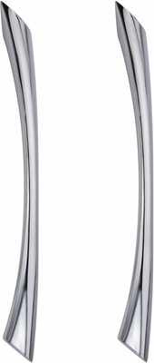 ATOM CH-ZN-212-CP-10, Pack of 2 Zinc Cabinet/Drawer Handle(Steel Pack of 2)