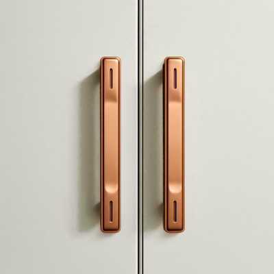 Krishna Priya 4 Inch Nickel Cabinet/Drawer Handle(Copper Pack of 4)