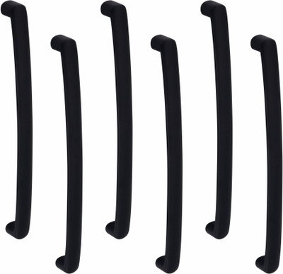 ATOM CH-ZN-536-BM-12, pack of 6 Zinc Cabinet/Drawer Handle(Black Pack of 6)