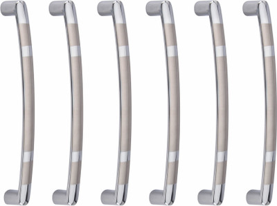 ATOM CH-ZN-536-CP-08, Pack of 6 Zinc Cabinet/Drawer Handle(Silver Pack of 6)