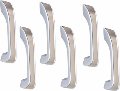 ATOM CH-ZN-252-CPSS Zinc Cabinet/Drawer Handle(Silver Pack of 6)
