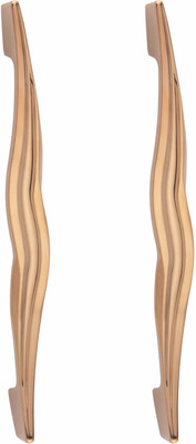 ATOM 8 inches CH-ZN-FEMIN Rose Gold Finish Zinc Cabinet/Drawer Handle(Gold Pack of 2)